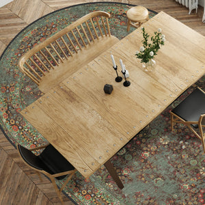 Heritage Style Green Rug