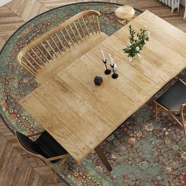 Heritage Style Green Rug