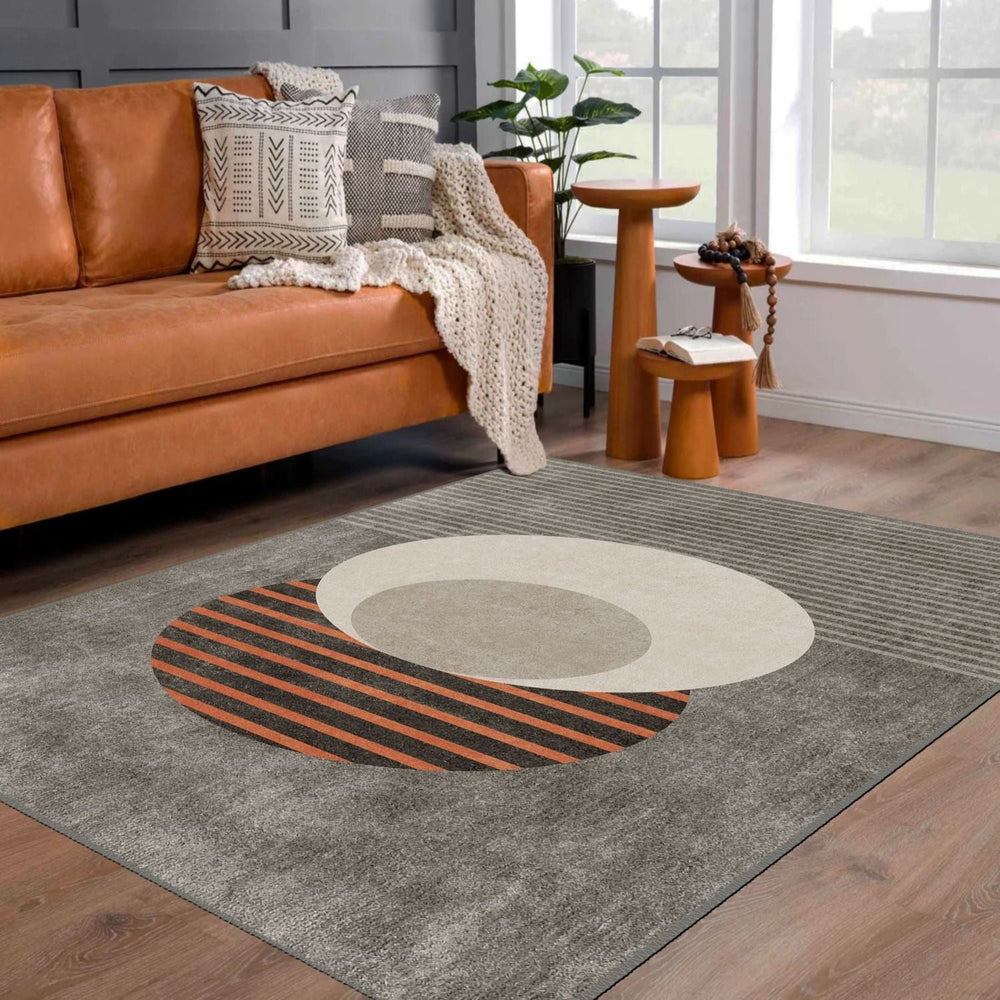 Subtle tones rug bringing soft elegance and comfort to a tranquil living room