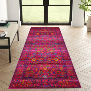 Bold Fuchsia Accent Rug - MV 665