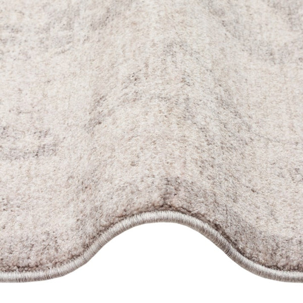 Vintage Style Gray Woven Rug
