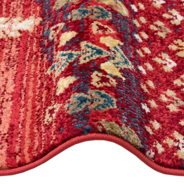 Red Tribal Woven Rug