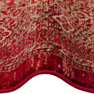 Deep Red Woven Rug