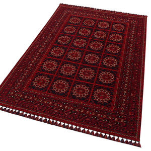 Turkmen Rose Woven Rug