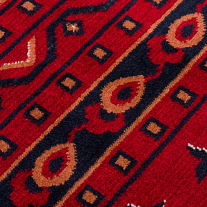 Traditional Crimson, Navy Rug
