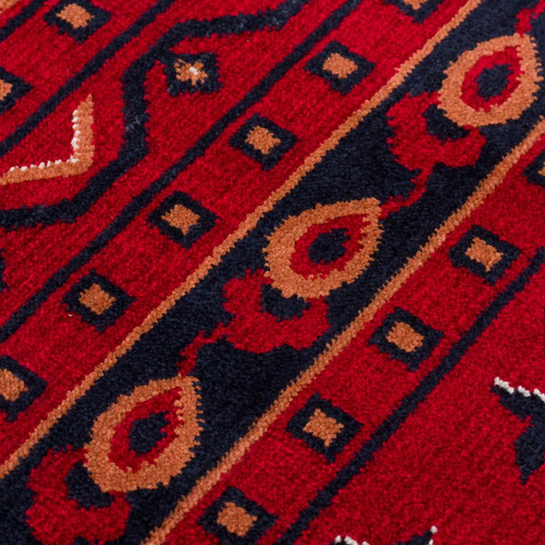 Traditional Crimson, Navy Rug