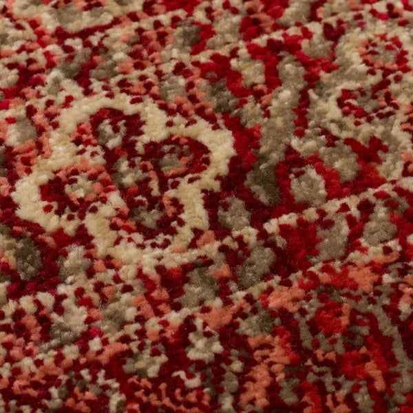 Deep Red Woven Rug