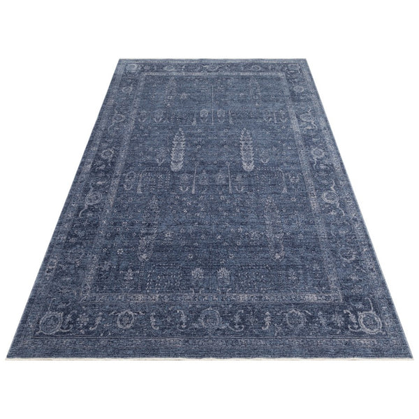 Indigo Tone Woven Rug