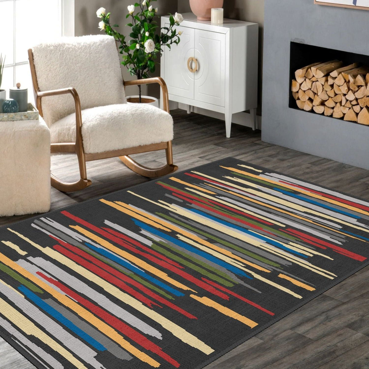 Spectrum Stripes Rug