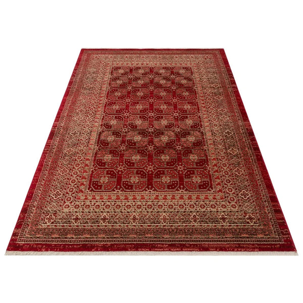Deep Red Woven Rug