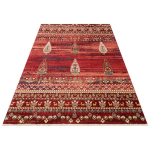 Red Tribal Woven Rug