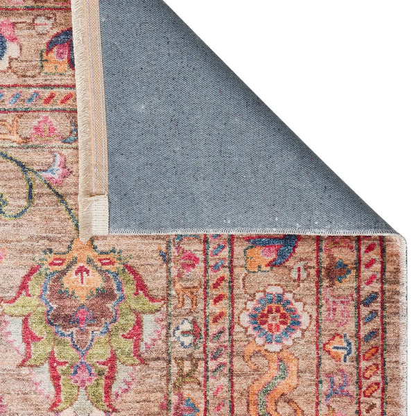 Elegant Beige Washable Rug