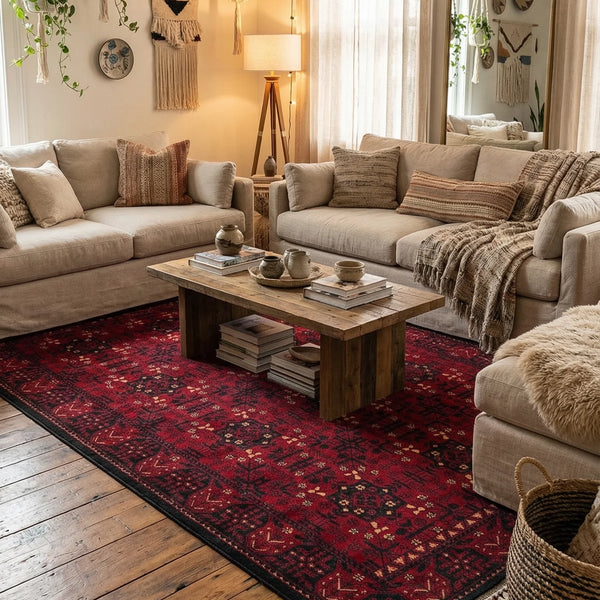 Afghan Heritage Handwoven Rug
