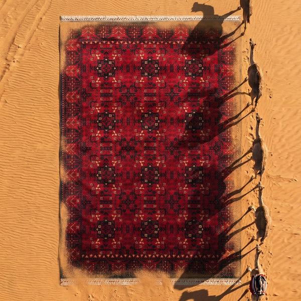 Afghan Heritage Handwoven Rug