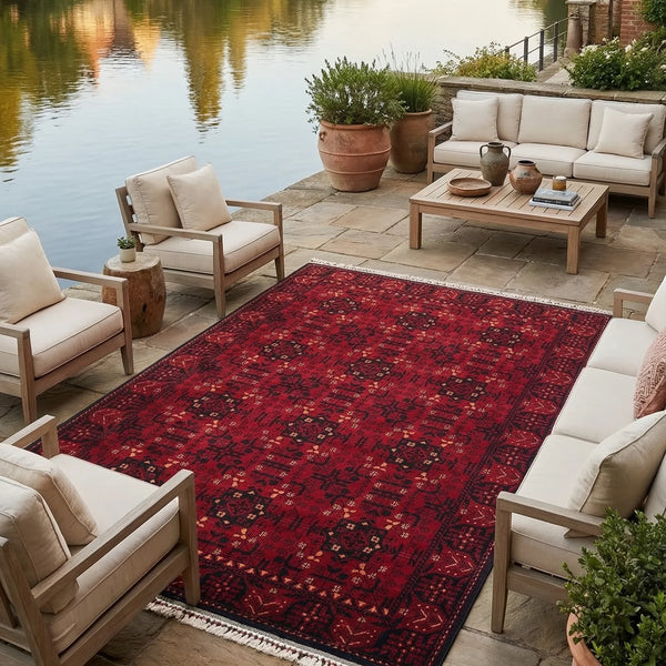 Afghan Heritage Handwoven Rug