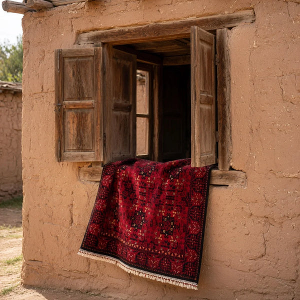 Afghan Heritage Handwoven Rug