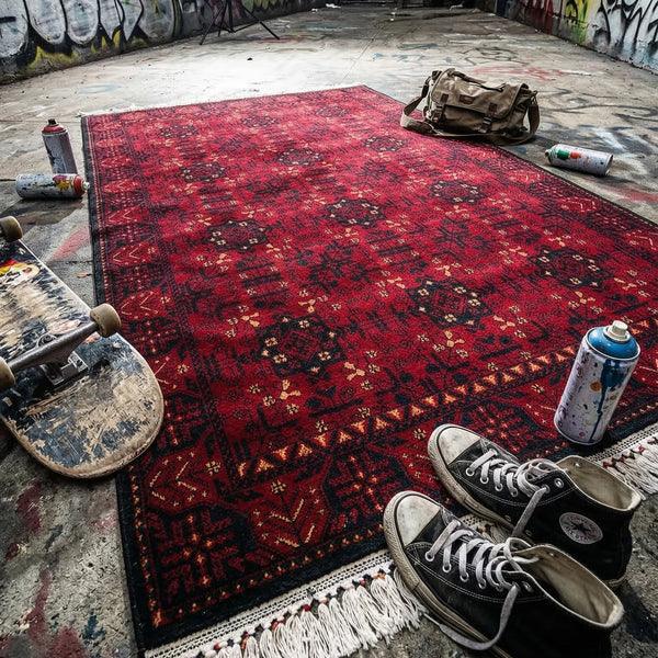Afghan Heritage Handwoven Rug