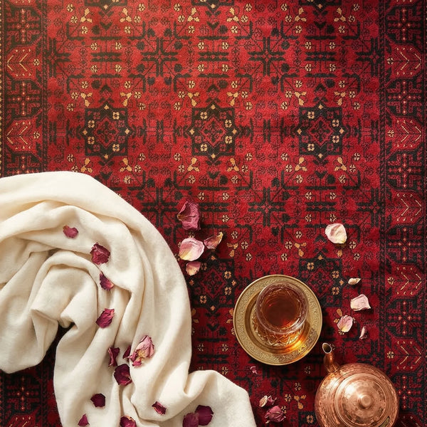 Afghan Heritage Handwoven Rug