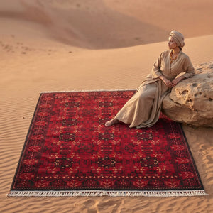 Afghan Heritage Handwoven Rug