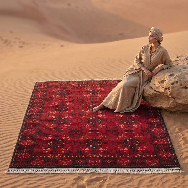 Afghan Heritage Handwoven Rug