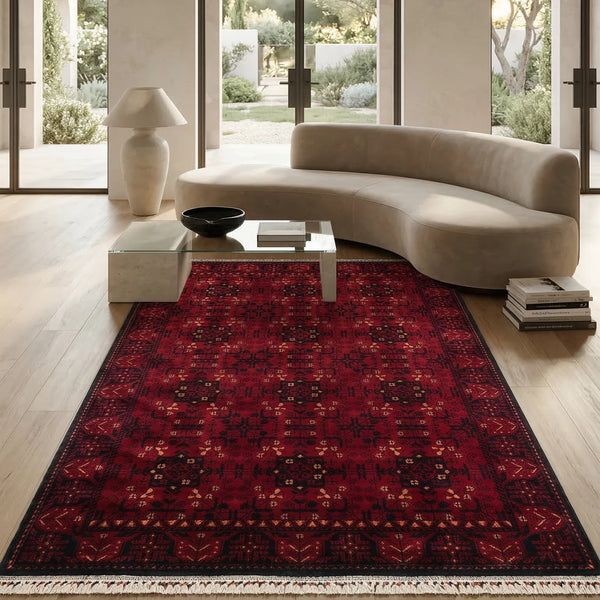 Afghan Heritage Handwoven Rug