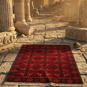 Afghan Heritage Handwoven Rug