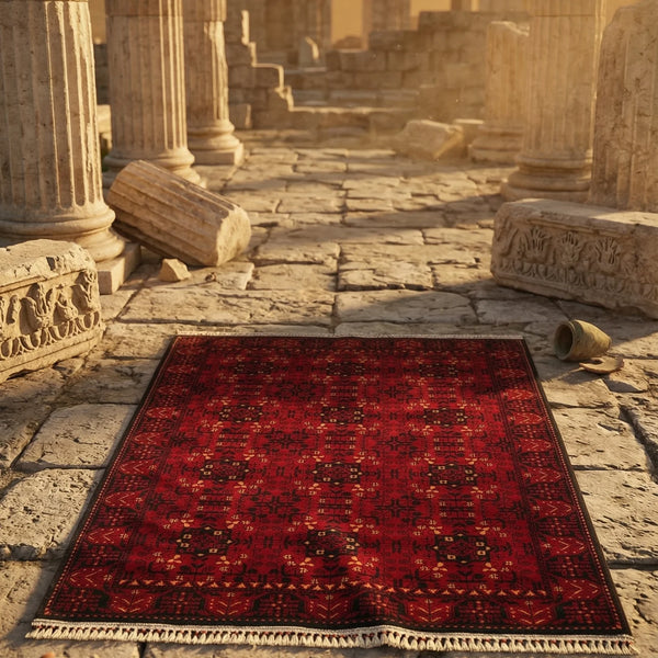 Afghan Heritage Handwoven Rug