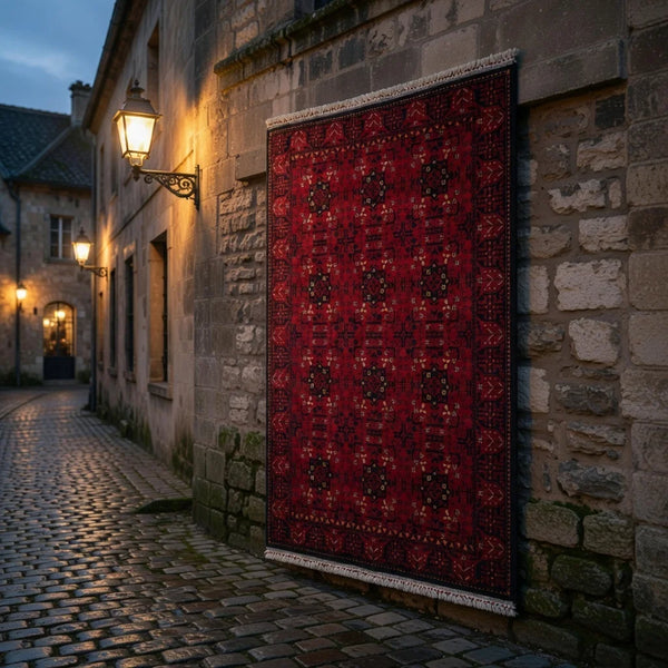 Afghan Heritage Handwoven Rug