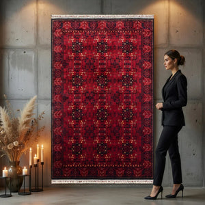 Afghan Heritage Handwoven Rug
