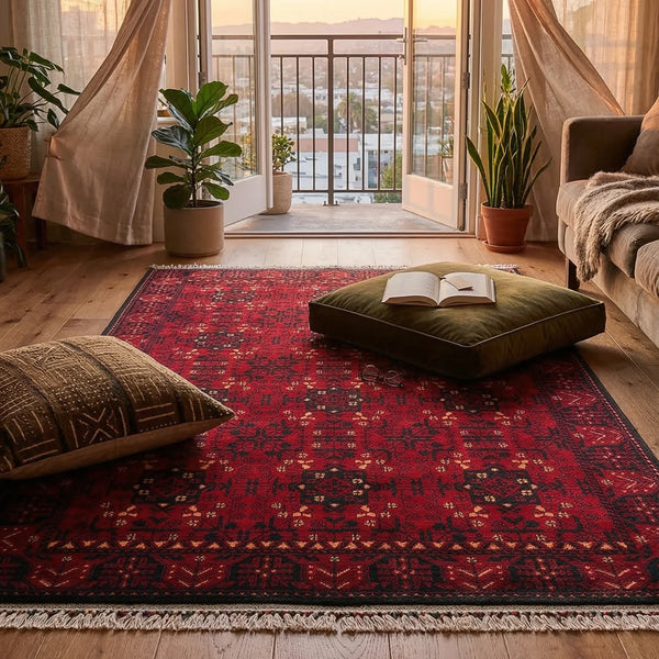 Afghan Heritage Handwoven Rug