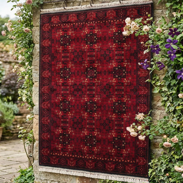 Afghan Heritage Handwoven Rug