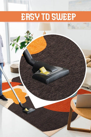 Abstract Color Play: Geometric Design Rug