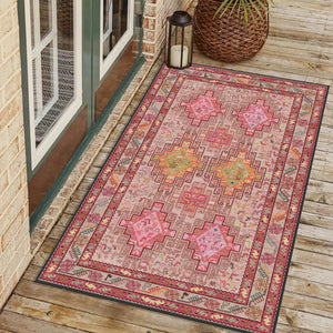 Pink Tribal Rug