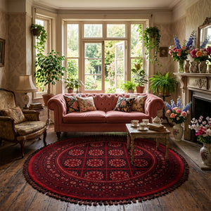 Turkmen Rose Woven Rug