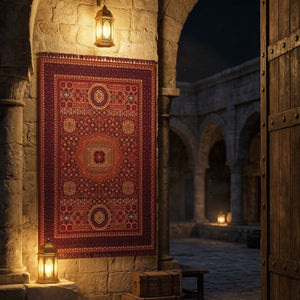 Woven Afghan Rug