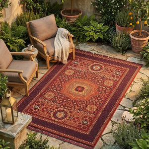Woven Afghan Rug