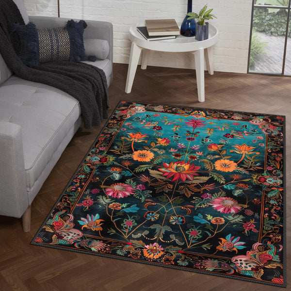 Floral Tapestry Rug