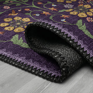 Purple Bloom Area Rug
