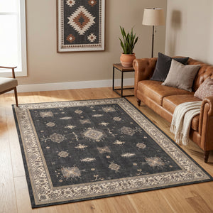 Anthracite Anatolian Rug