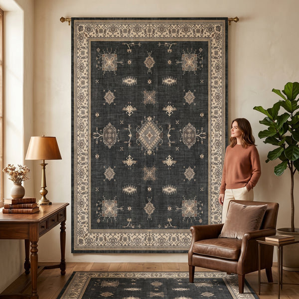 Anthracite Anatolian Rug