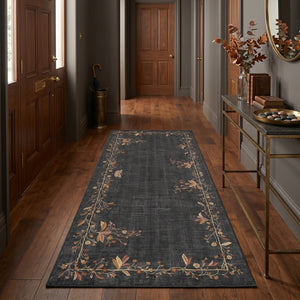 Charcoal Bloom Rug