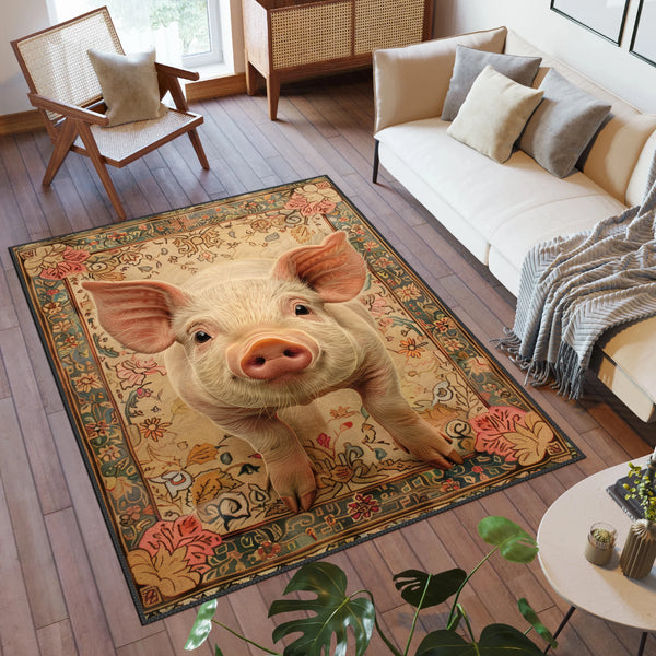 Charming Piglet Rug