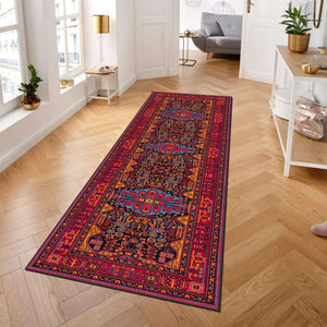 Custom size Persian style rug with intricate design