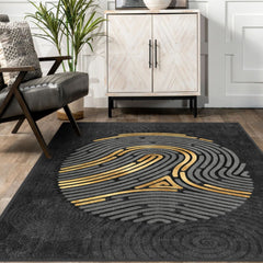 Durable and hypoallergenic Artistic Tree Rug suitable for family spaces