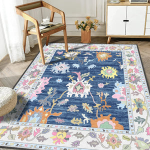 Navy Oushak Rug