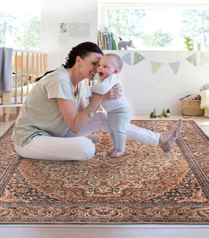 Brown Oriental Rug