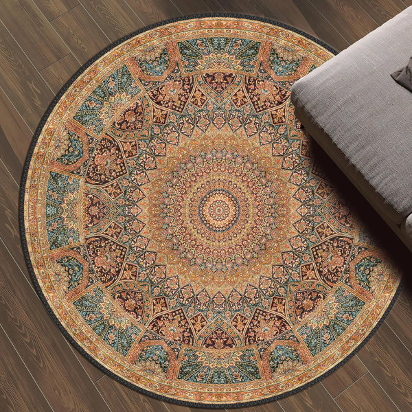 Intricate Medallion Carpet