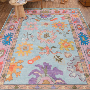 Floral Pink Rug