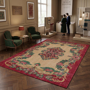 Burgundy Heritage Rug