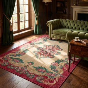 Burgundy Heritage Rug